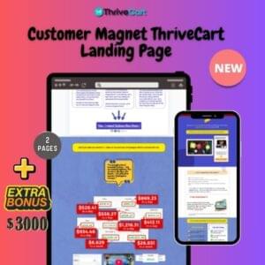 Customer Magnet ThriveCart Landing Page